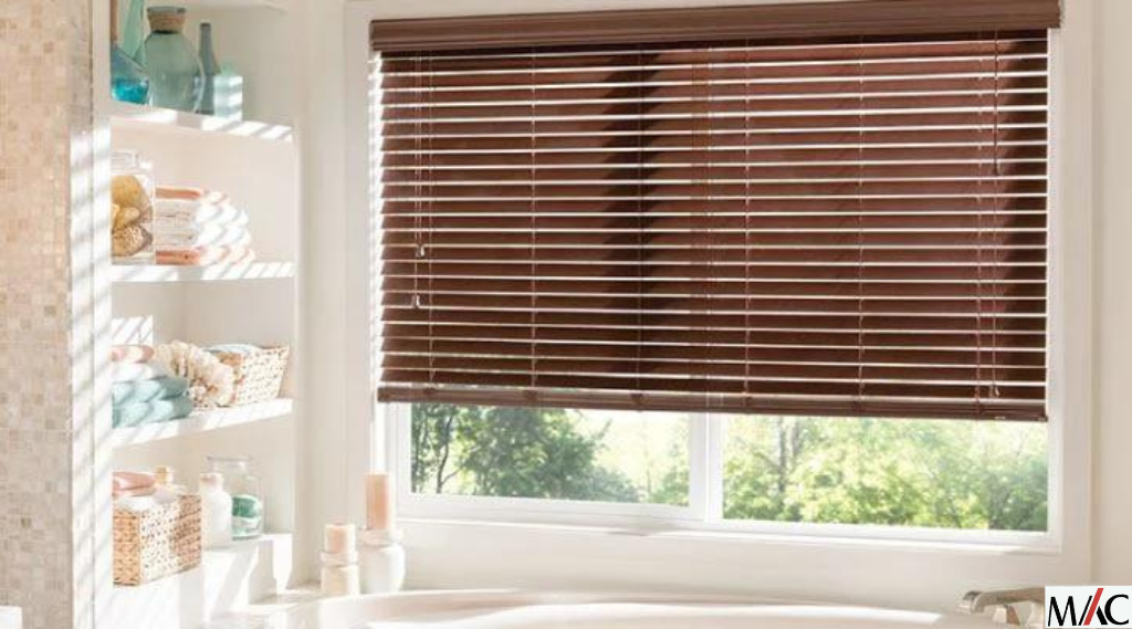 Install Wood blinds